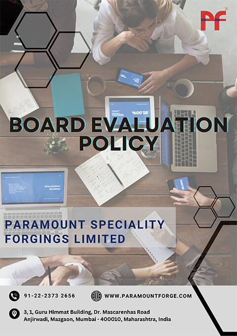 Policy for board evaluation